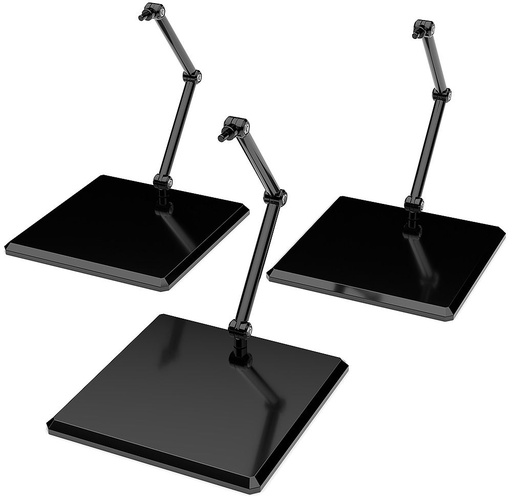 [G66280] The Simple Stand x3 Black (for Figures & Models)