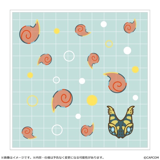 [CC13631] MONSTER HUNTER CHIBI STYLE Hand Towel: Nu Udra