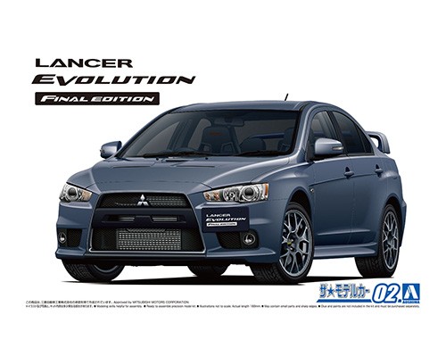 [AO05795R3] 1/24 MITSUBISHI CZ4A LANCER EVOLUTION X FINAL EDITION '15