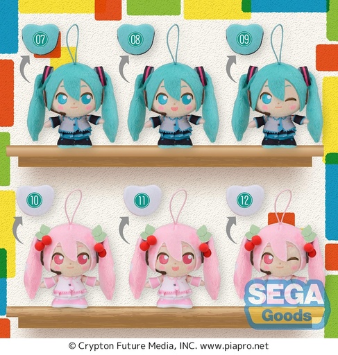 [SG95629] moipon "Hatsune Miku Series" MP Mascot "Hatsune Miku & Sakura Miku"