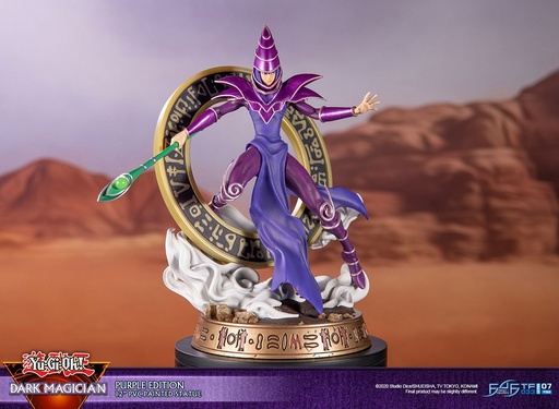[FI00895] Yu-Gi-Oh! Dark Magician PVC Statue (Purple Variant)