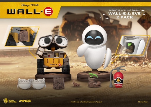 [BK15778] MEA-029 WALL-E Series WALL-E & EVE 2 PACK