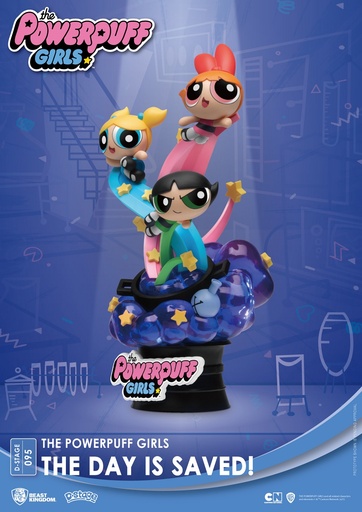 [BK15802] DS-095-CB THE POWERPUFF GIRLS- THE DAY IS SAVED CLOSE BOX