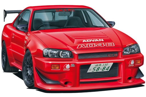 [AO06351R] 1/24 MCR BNR34 SKYLINE GT-R '02 (NISSAN)