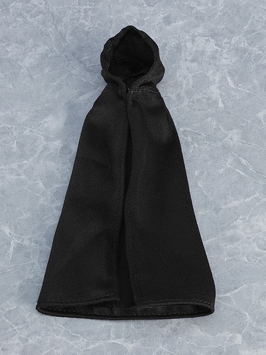 [M06769] figma Styles Simple Cape (Black)