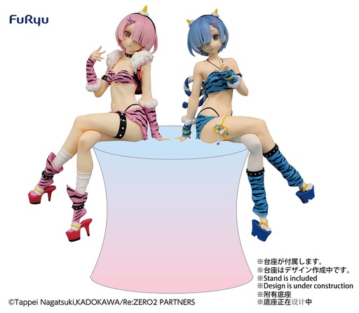 [FR95914] Noodle Stopper Figure -Demon costume Rem & Ram-