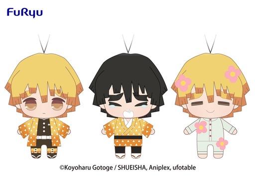 [FR95923] Demon Slayer: Kimetsu no Yaiba Plush Toy set-Demon Slayer: Kimetsu no Yaiba (5)-