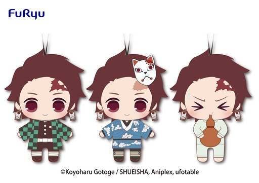 [FR95493] Demon Slayer: Kimetsu no Yaiba Plush Toy set-Demon Slayer: Kimetsu no Yaiba (3)-