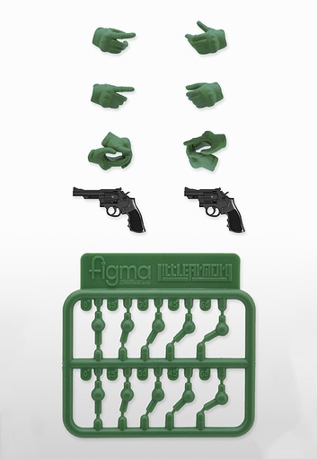 [TT31871] LAOP07: figma Tactical Gloves 2 - Revolver Set (Green)