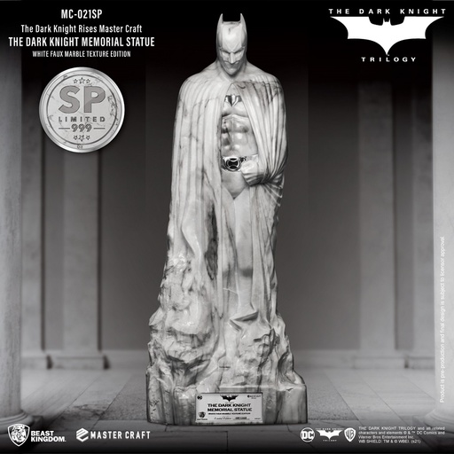 [BK07456] The Dark Knight Rises Master Craft The Dark Knight Memorial Statue White Faux Marble Texture Edition