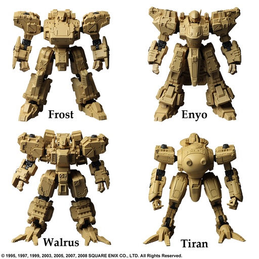 [SQ35807] FRONT MISSION STRUCTURE ARTS 1/72 Scale Plastic Model Kit Series Vol. 2 (Display)