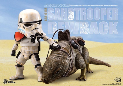 [BK10437] Star Wars: A New Hope Dewback & Imperial Sandtroopert Egg Attack Action