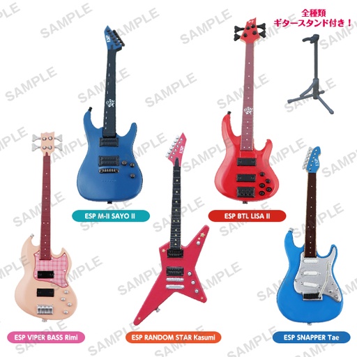[BU20849] [Trading] ESPxBang Dream! Guitar & Bass Collection Figures