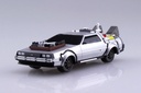 1/43 BACK TO THE FUTURE 1/43 Pullback DELOREAN from PART 3&Rail road