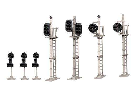 [PM38283] 1/80 Plastic kit Railway Signal Set