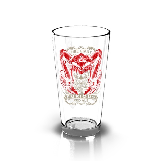[FF31117C] Fire Giant Furious Red Ale Pint Glass