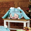 Hatsune Miku Series Lay-Down Plush "Hatsune Miku" Christmas 2020 C: Sky