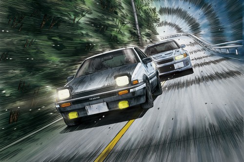 [AO05954R3] 1/24 FUJIWARA TAKUMI AE86 TRUENO with Figure(re-run)