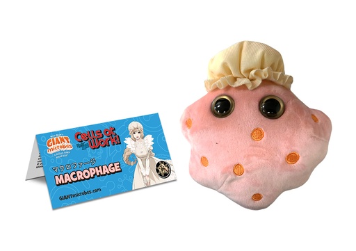 [AOA-12719MD] Cells at Work! X GIANTmicrobes - Macrophage Plush