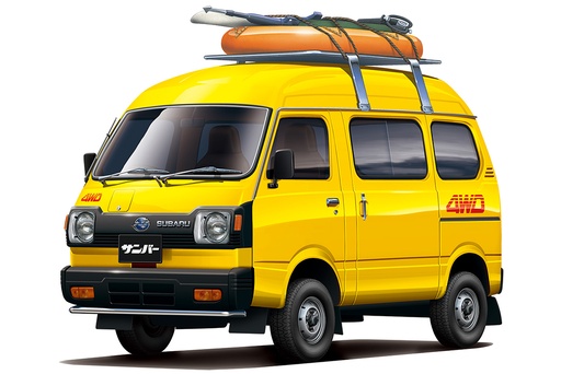 [AO06389R] 1/24 SUBARU TT1 SAMBAR HIGH-ROOF 4WD '80