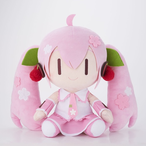 [T83942] Sakura Miku BIG Plush ~Deformed ver.~